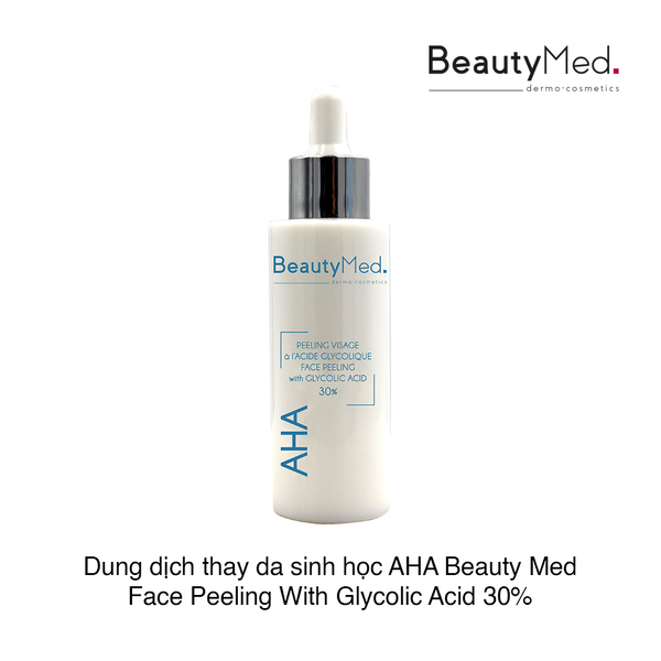 Dung dịch thay da sinh học AHA Beauty Med Face Peeling With Glycolic Acid (Hộp)