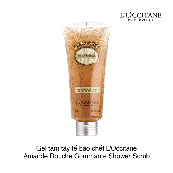 Gel tắm tẩy tế bào chết L'Occitane Amande Douche Gommante Shower Scrub