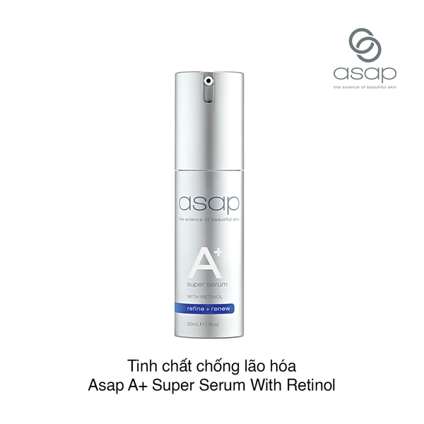 Tinh chất chống lão hóa Asap A+ Super Serum With Retinol 30ml (Hộp)