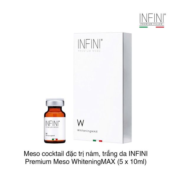 Meso cocktail đặc trị nám, trắng da INFINI Premium Meso WhiteningMAX (5 x 10ml)