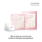 Mặt nạ trắng da và dưỡng ẩm Celderma Ninetalks Hydrogel Mask (30g x4) (Hộp)