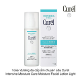 Nước hoa hồng dưỡng da cấp ẩm chuyên sâu Curel Intensive Moisture Care Moisture Facial Lotion Light 150ml
