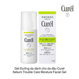 Gel Dưỡng da dành cho da dầu Curel Sebum Trouble Care Moisture Facial Gel 120ml