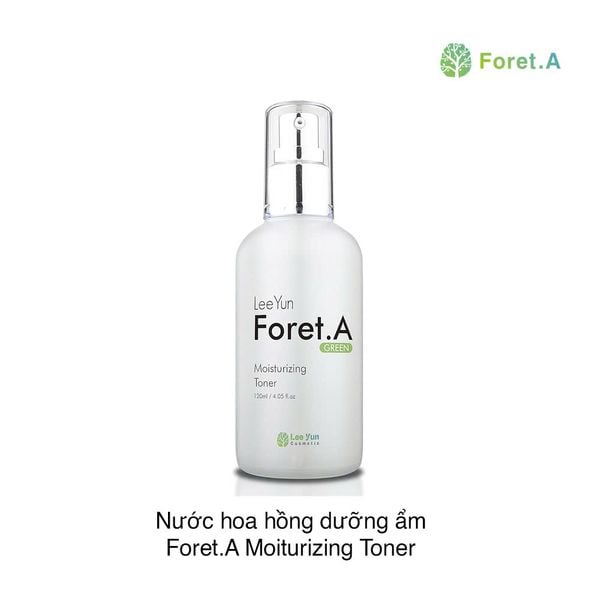 Nước hoa hồng dưỡng ẩm Foret.A Moiturizing Toner 120ml