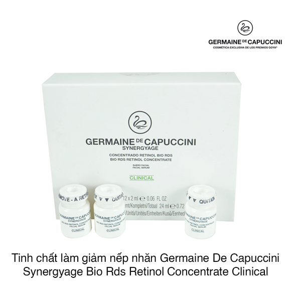 Siêu tinh chất trẻ hóa da Germaine De Capuccini Synergyage Bio Rds Retinol Concentrate Clinical 12x 2ml