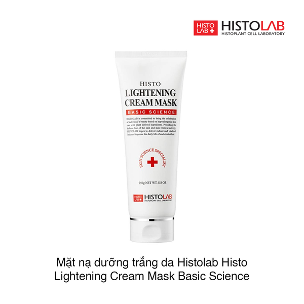Mặt nạ dưỡng trắng da Histolab Histo Lightening Cream Mask Basic Science