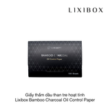 Giấy thấm dầu than tre hoạt tính Lixibox Bamboo Charcoal Oil Control Paper