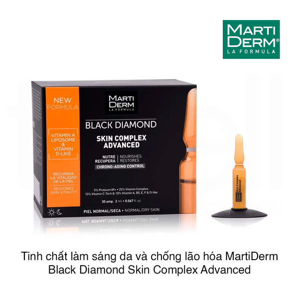 Tinh chất làm sáng da và chống lão hóa MartiDerm Black Diamond Skin Complex Advanced