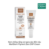 Kem chống nắng và ngừa các đốm nâu MartiDerm Pigment Zero DSP-Cream SPF50 40ml (Hộp)