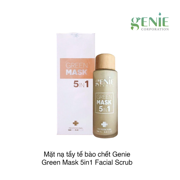 Mặt nạ tẩy tế bào chết Genie Green Mask 5in1 Facial Scrub