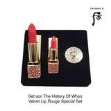 BỘ SON LÌ THE HISTORY OF WHOO – GONGJINHYANG:MI VELVET LIP ROUGE SPECIAL SET