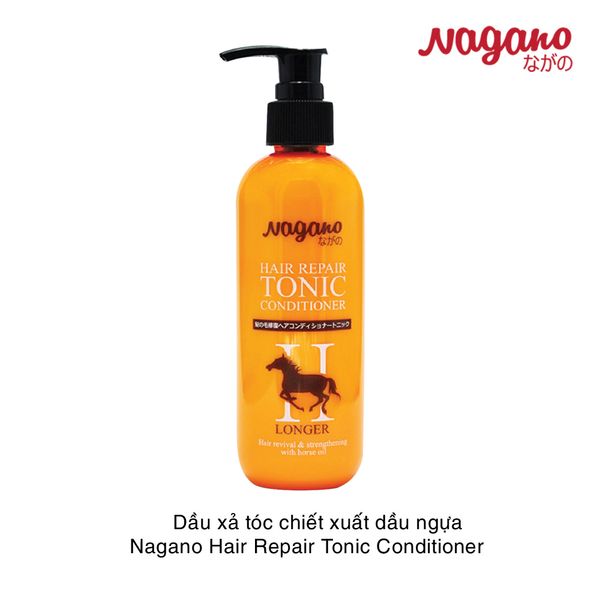 Dầu xả tóc chiết xuất dầu ngựa Nagano Hair Repair Tonic Conditioner