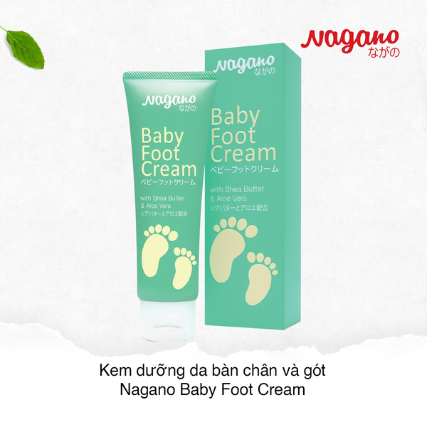 Kem dưỡng da bàn chân và gót Nagano Baby Foot Cream