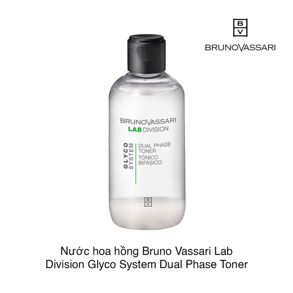 Nước hoa hồng Bruno Vassari Lab Division Glyco System Dual Phase Toner
