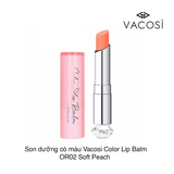 Son dưỡng có màu Vacosi Color Lip Balm 3g