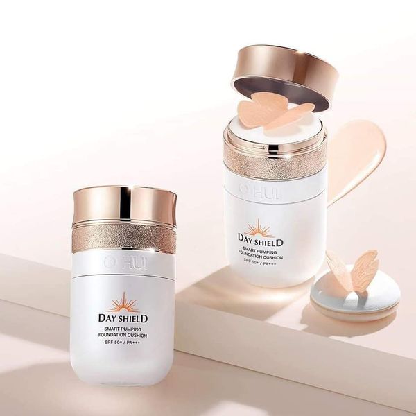 Phấn nước chống nắng bảo vệ da O Hui Day Shield Smart Pumping Foundation Cushion SPF50 30ml #1