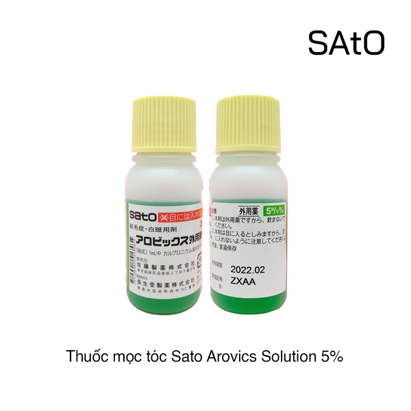 THUỐC MỌC TÓC SATO AROVICS SOLUTION 5%