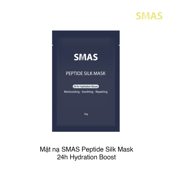 Mặt nạ SMAS Peptide Silk Mask 24h Hydration Boost 25g (Miếng)