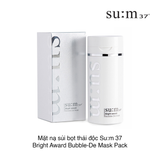 Mặt nạ sủi bọt thải độc Su:m 37 Bright Award Bubble-De Mask Pack 100ml (Hộp)