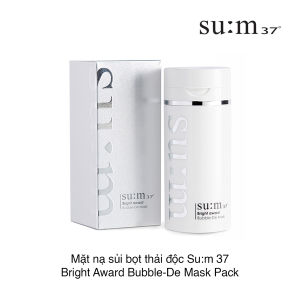 Mặt nạ sủi bọt thải độc Su:m 37 Bright Award Bubble-De Mask Pack 100ml (Hộp)