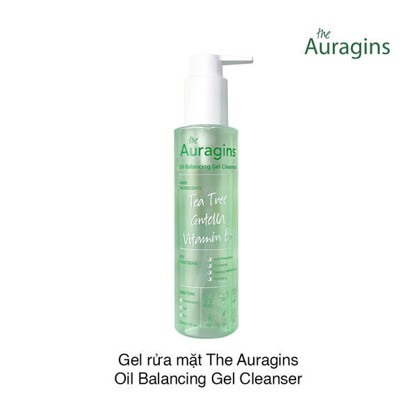 Gel rửa mặt The Auragins Oil Balancing Gel Cleanser 150ml (Hộp)
