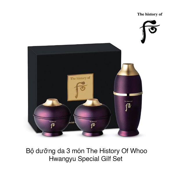 BỘ DƯỠNG PHỤC HỒI DA 3 MÓN THE HISTORY OF WHOO HWANYU SPECIAL GILF SET