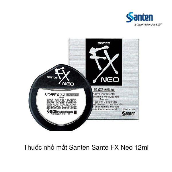 Thuốc nhỏ mắt Santen Sante FX Neo 12ml (Hộp)