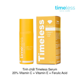 Tinh chất sáng da chống lão hóa Timeless 20% Vitamin C - Vitamin E - Ferulic Acid