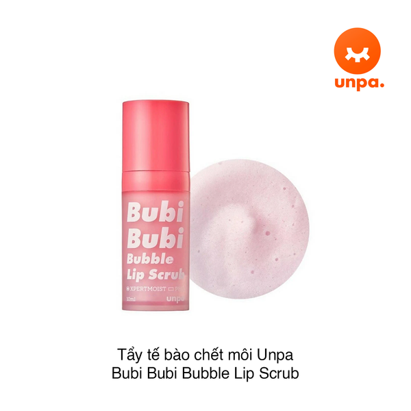 Tẩy tế bào chết môi Unpa Bubi Bubi Bubble Lip Scrub