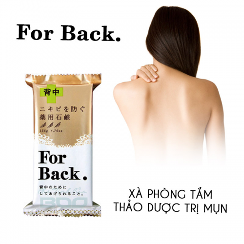 Xà phòng tắm thảo dược trị mụn For Back