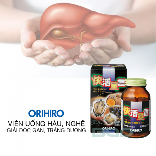 Viên uống hàu, nghệ giải độc gan  Orihiro