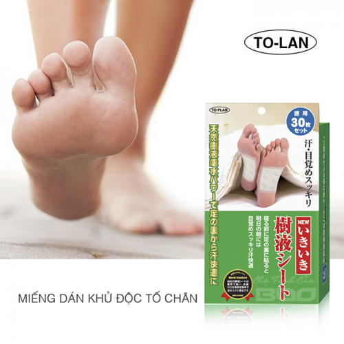 Miếng dán khử độc tố chân To-Plan Natural Foot Sheet