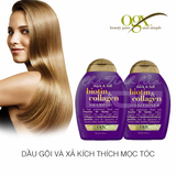 Dầu gội và xả kích thích mọc tóc OGX Thick, Full Biotin and Collagen