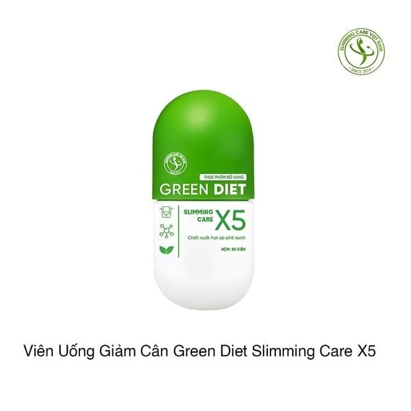 Viên Uống Giảm Cân Green Diet Slimming Care X5