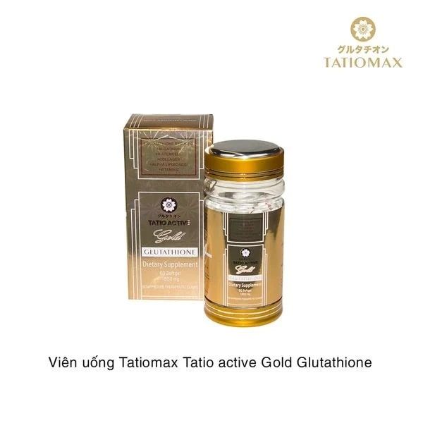 Viên Uống Trắng Da Tatiomax Tatio active Gold Glutathione