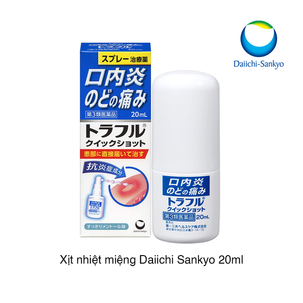 Xịt nhiệt miệng Daiichi Sankyo 20ml (Hộp)