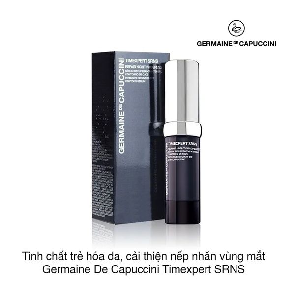 Tinh chất trẻ hóa da, cải thiện nếp nhăn vùng mắt Germaine De Capuccini Timexpert SRNS Repair Night Progress Eye 15ml