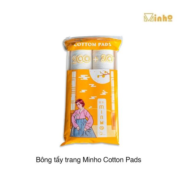 Bông tẩy trang Minho Cotton Pads (230 miếng)