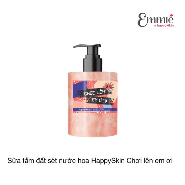 Sữa tắm đất sét nước hoa HappySkin Chơi lên em ơi 500ml