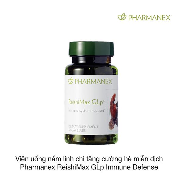 Viên uống nấm linh chi tăng cường hệ miễn dịch Pharmanex ReishiMax GLp Immune Defense (60 viên)