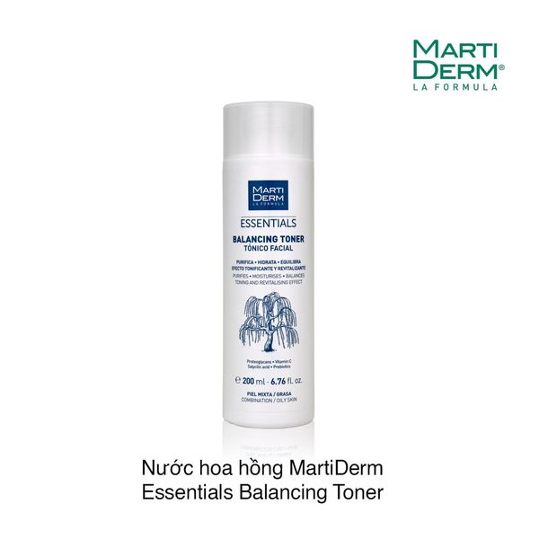 Nước hoa hồng MartiDerm Essentials Balancing Toner 200ml