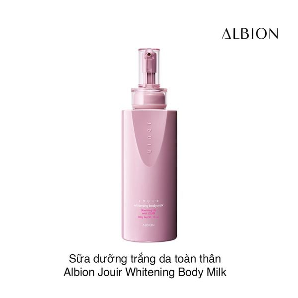 Sữa dưỡng trắng da toàn thân Albion Jouir Whitening Body Milk 300g