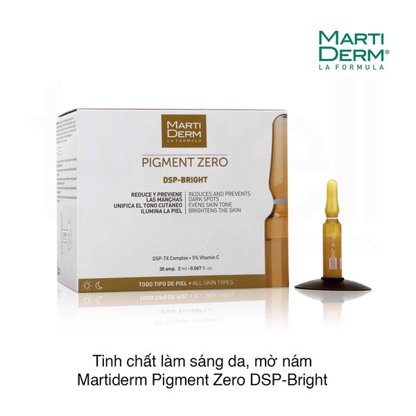 Tinh chất làm sáng da, mờ nám Martiderm Pigment Zero DSP-Bright (2ml x 30 ống)