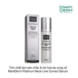 Tinh chất làm săn chắc & trẻ hoá da vùng cổ MartiDerm Platinum Neck-Line Correct Serum 50ml