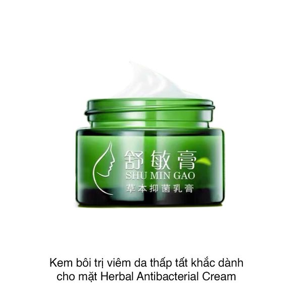 Kem bôi trị viêm da thấp tất khắc dành cho mặt Herbal Antibacterial Cream