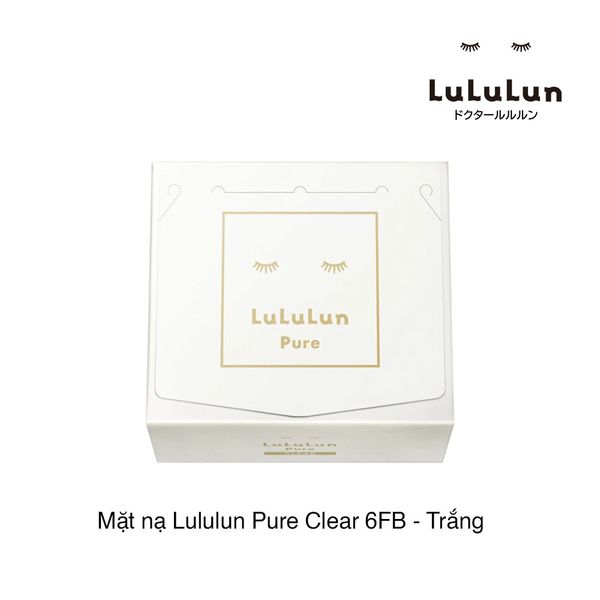 Mặt nạ Lululun Pure Clear 6FB - Trắng (32 miếng)