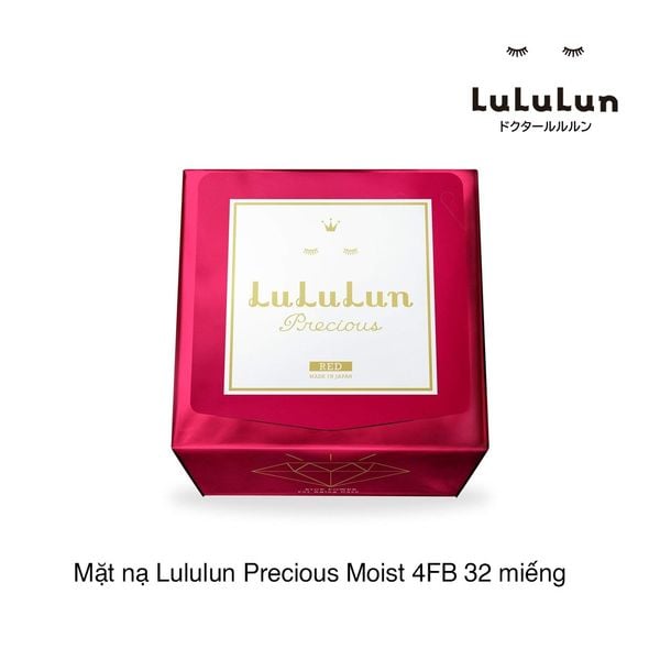 Mặt nạ Lululun Precious Moist 4FB 32 miếng (đỏ)