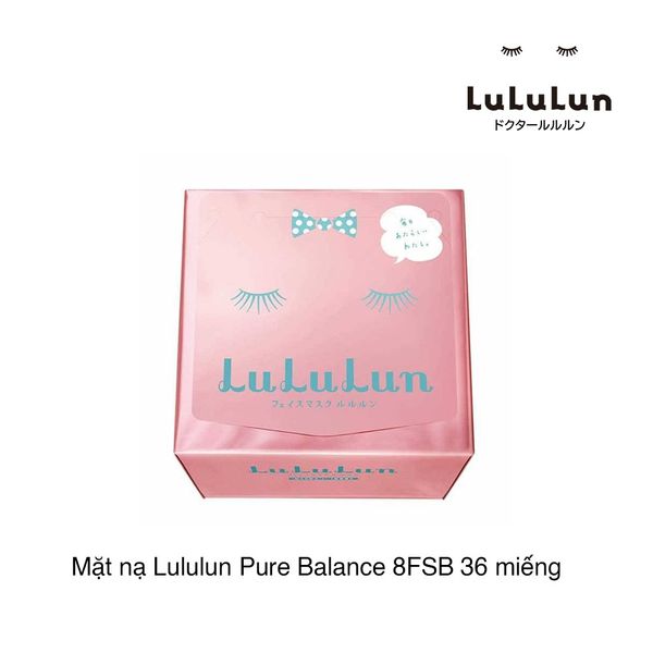Mặt nạ Lululun Pure Balance 8FSB 36 miếng (hồng)