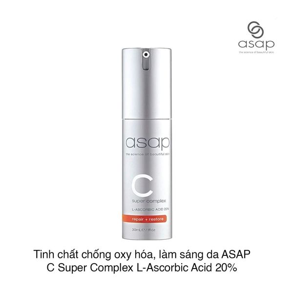 Tinh chất chống oxy hóa, làm sáng da ASAP C Super Complex L-Ascorbic Acid 20%