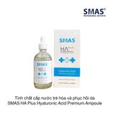 Tinh chất cấp nước trẻ hóa và phục hồi da SMAS HA Plus Hyaluronic Acid Premium Ampoule 100ml